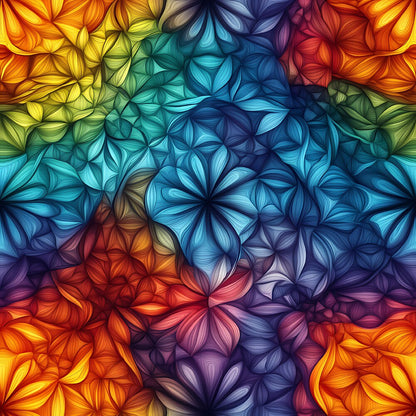 Rainbow Mandala Fat Quarter Bundle