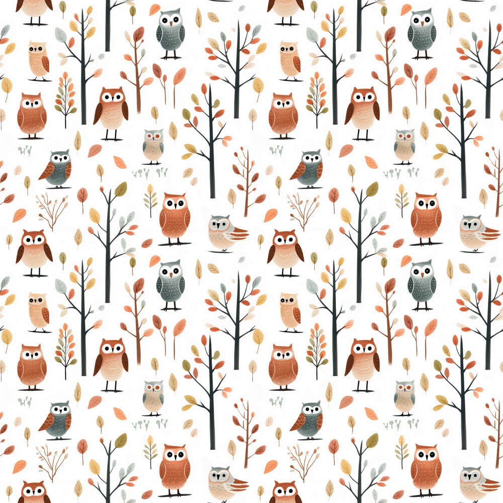 Cartoon Owls Fat Quarter Bundle