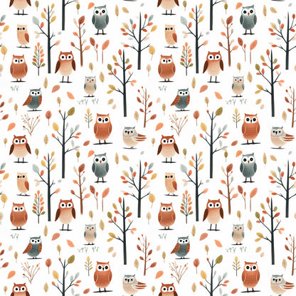 Cartoon Owls Fat Quarter Bundle