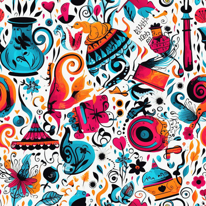 Abstract Alice in Wonderland Fat Quarter Bundle