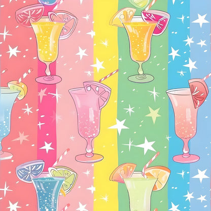 Summer Cocktails Fat Quarter Bundle