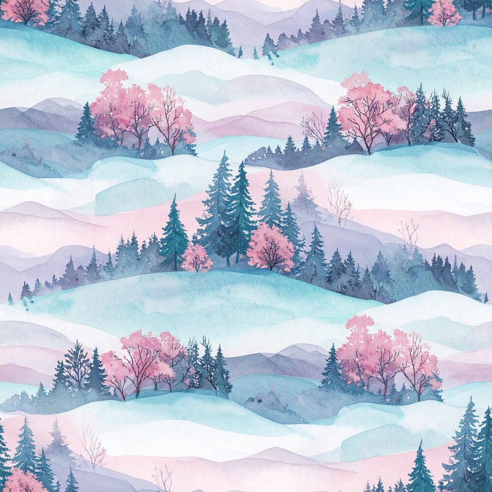 Pastel Christmas Wonderland Fat Quarter Bundle