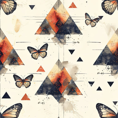 Geometric Butterflies Fat Quarter Bundle