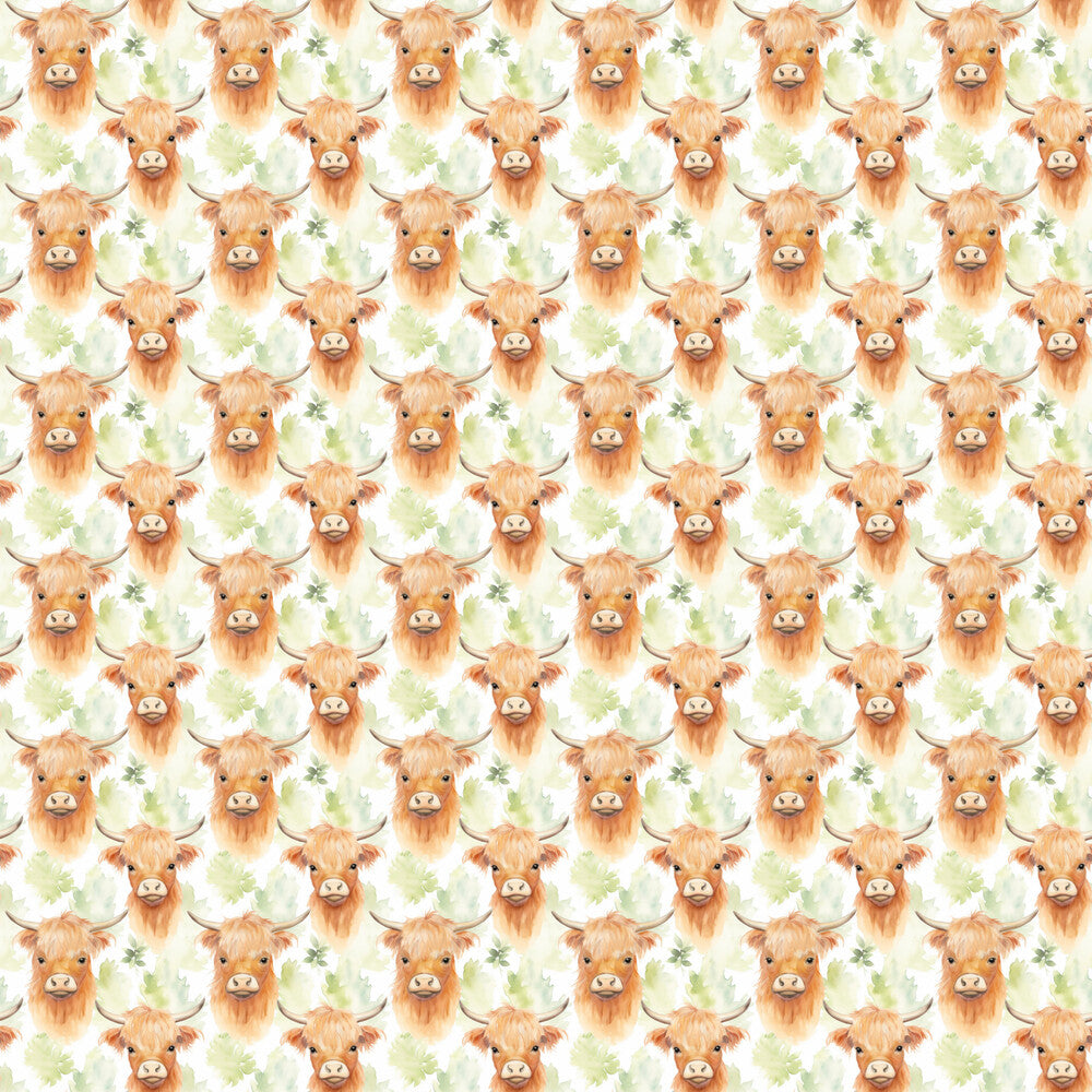 Funky Highland Cows Fat Quarter Bundle
