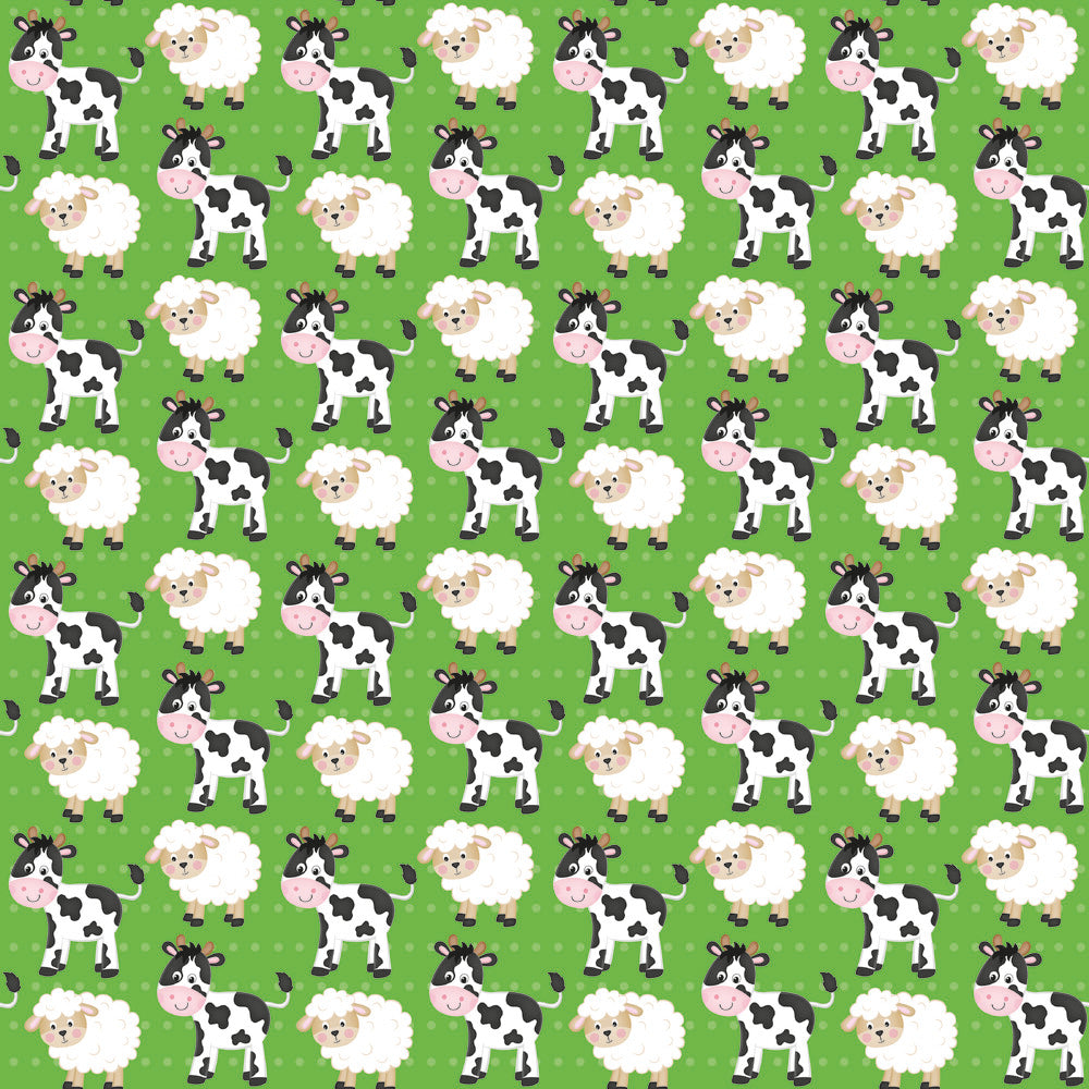 Cartoon Farm Animals Fat Quarter Bundle