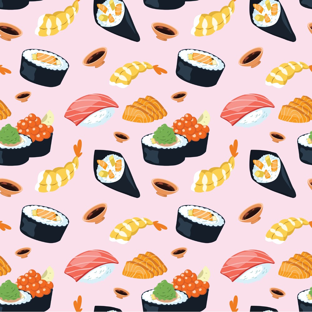 My Favorite Sushi Fat Quarter Bundle
