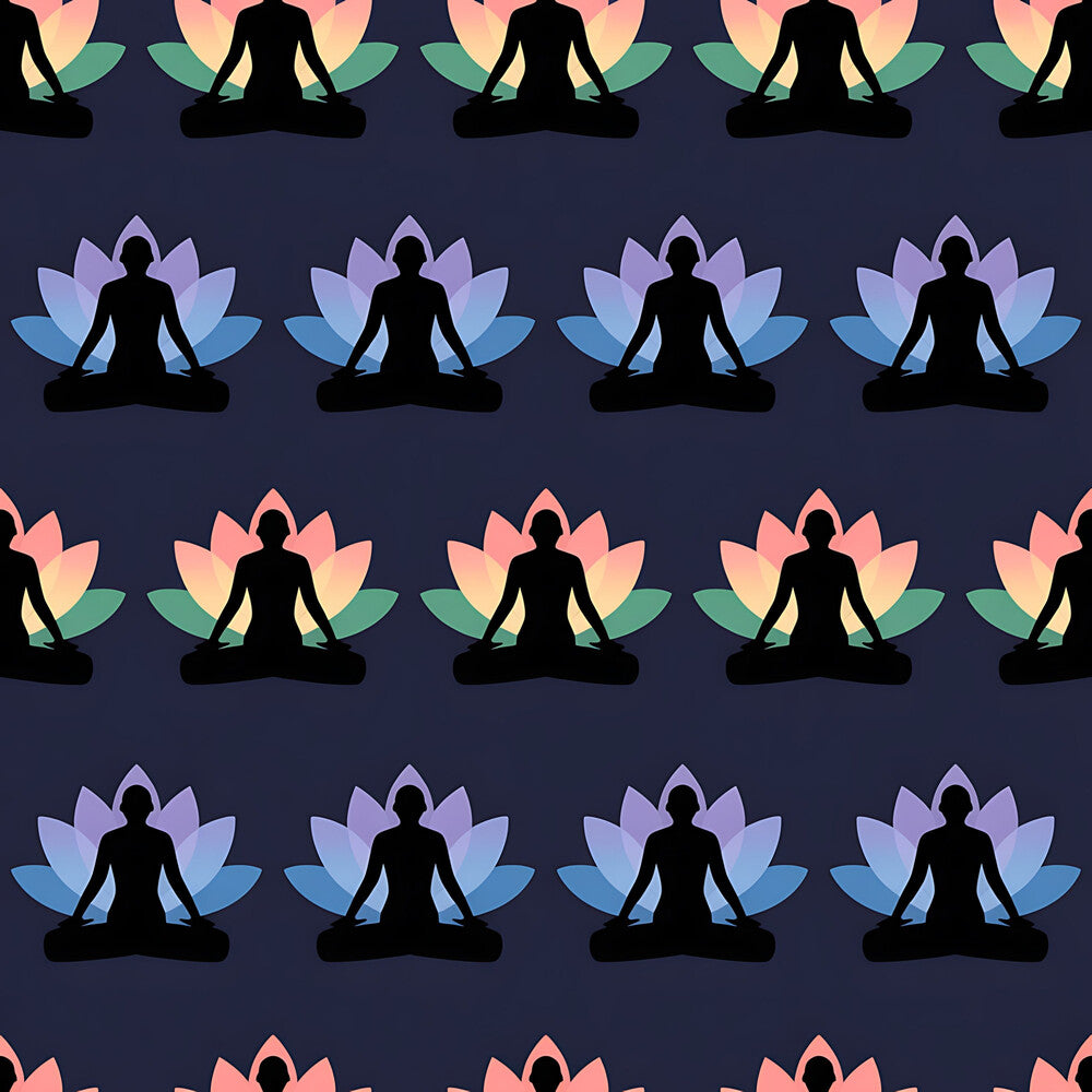 Yoga Poses Fat Quarter Bundle