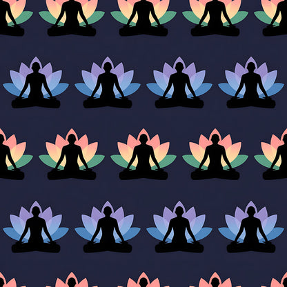 Yoga Poses Fat Quarter Bundle
