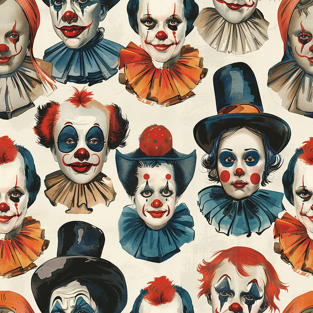 Old Timey Clown Fat Quarter Bundle