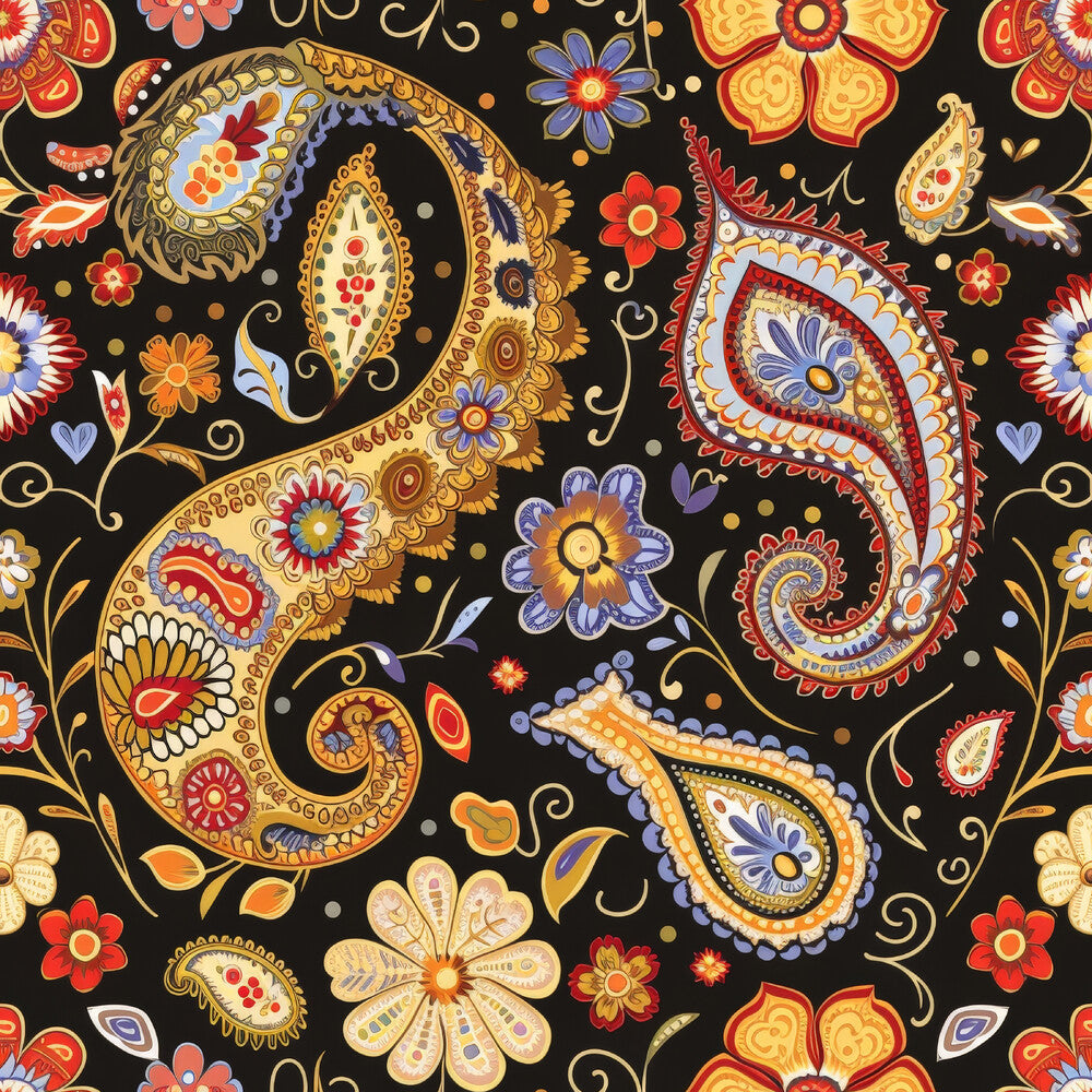 Boho Floral Paisley Fat Quarter Bundle