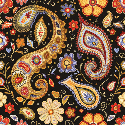 Boho Floral Paisley Fat Quarter Bundle