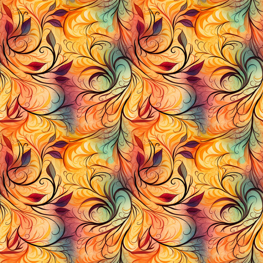 Autumn Swirls Fat Quarter Bundle
