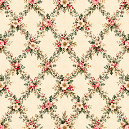 Christmas Rose Cottage Fat Quarter Bundle
