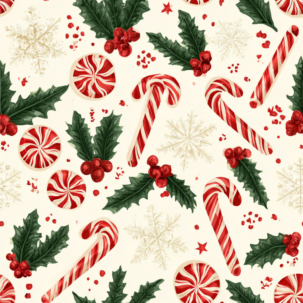 Festive Peppermint Cheer Fat Quarter Bundle
