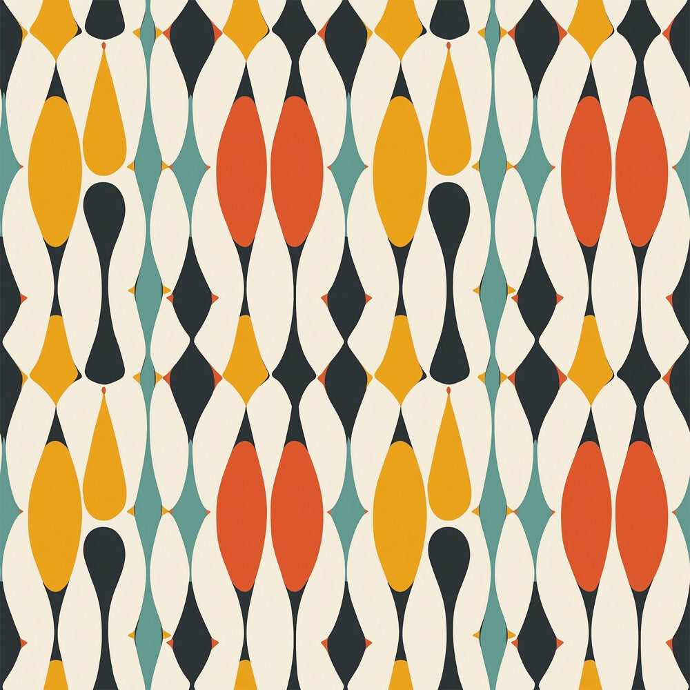 Modern Retro Geometric Fat Quarter Bundle