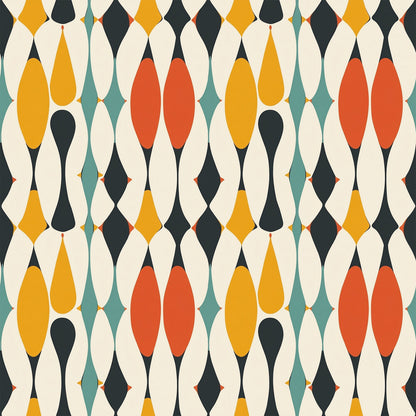 Modern Retro Geometric Fat Quarter Bundle