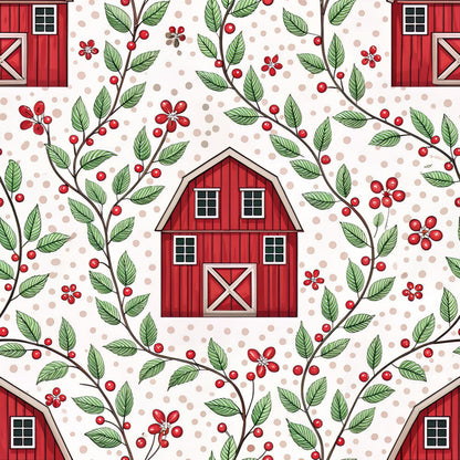 Red Farmhouse Fat Quarter Bundle