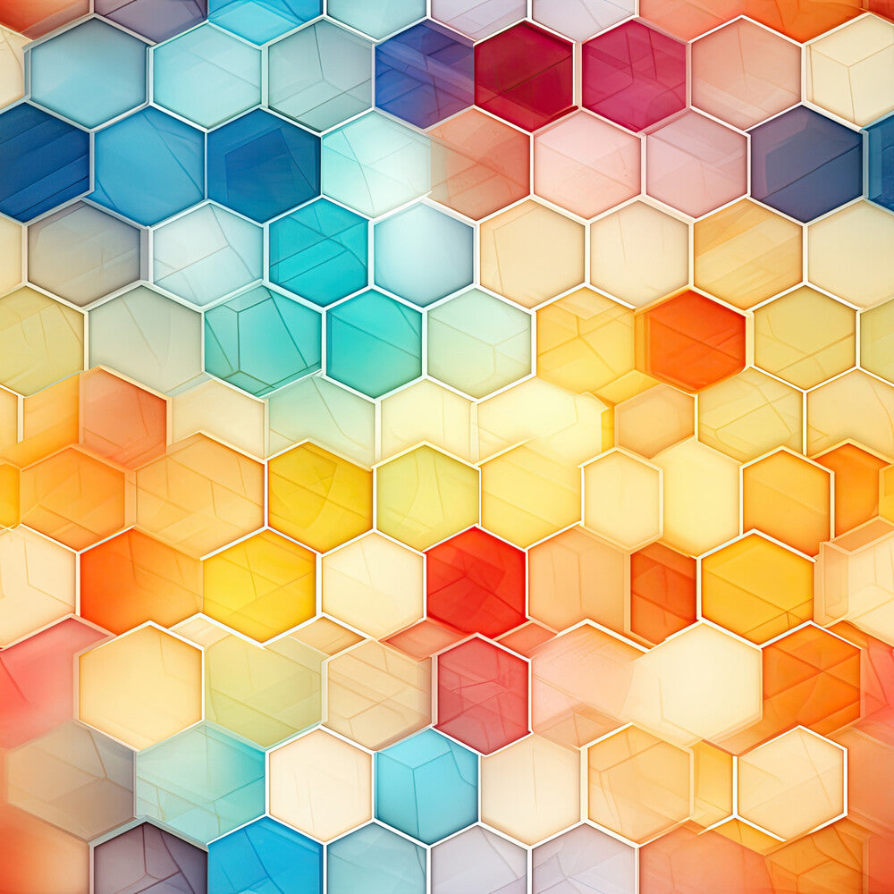 Watercolor Honeycomb Fat Quarter Bundle