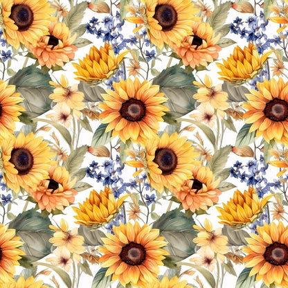 Sunflower and Butterfly Fat Quarter Bundle