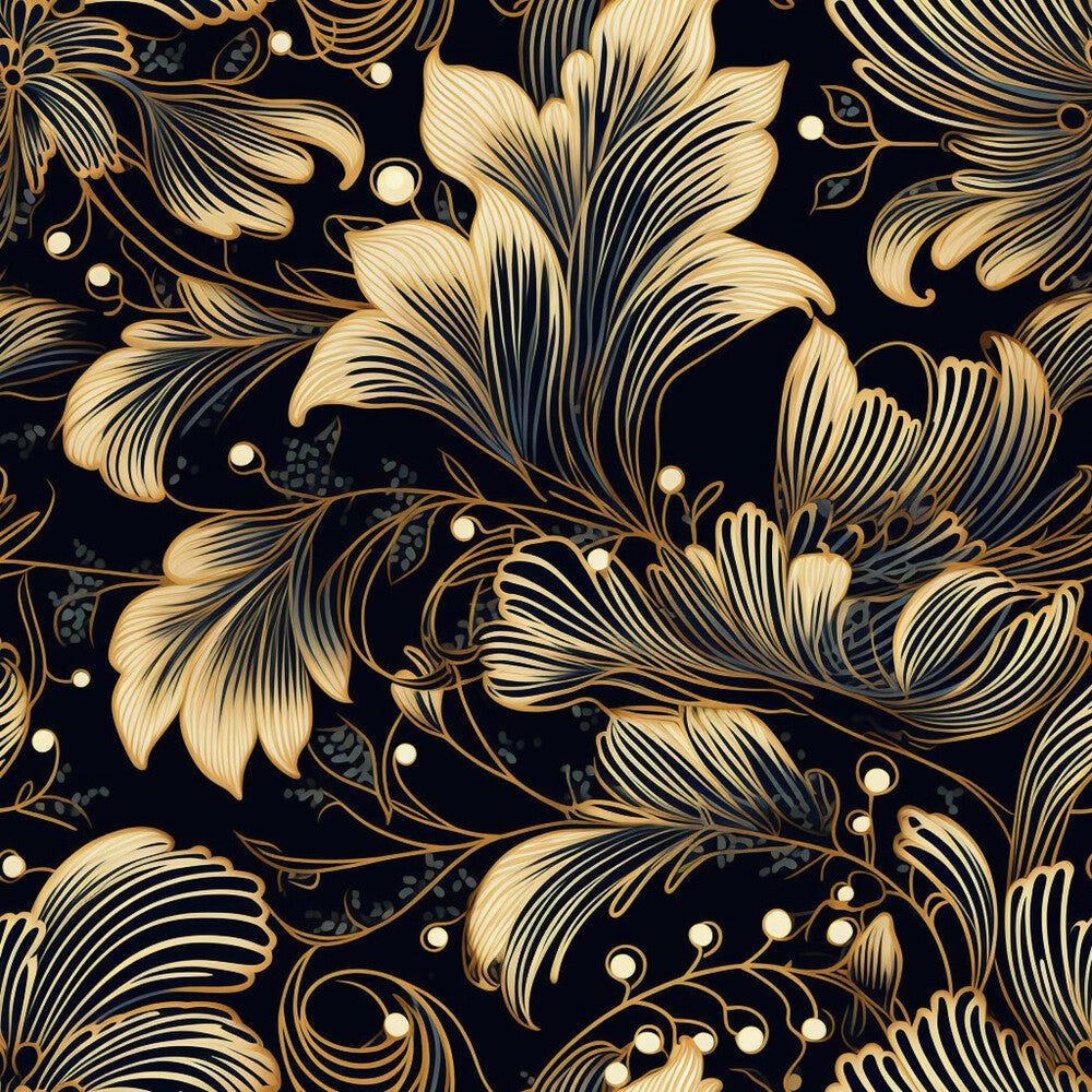 Dark Black Moon Fat Quarter Bundle