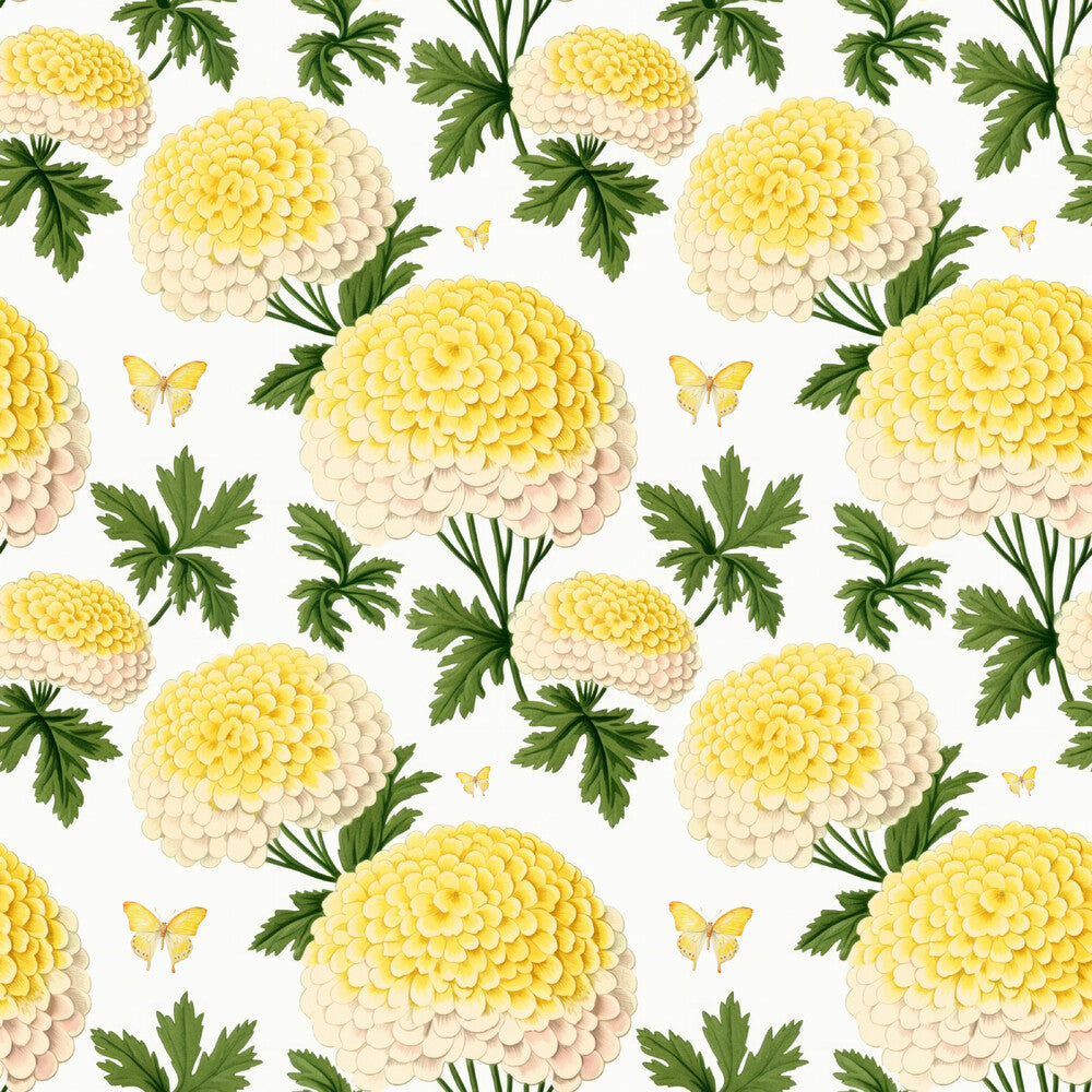Floral Yellow Cottage Gardens Fat Quarter Bundle