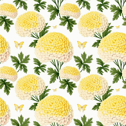 Floral Yellow Cottage Gardens Fat Quarter Bundle