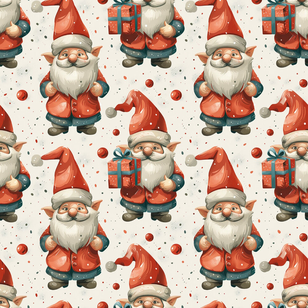 Classic Christmas Gnomes Fat Quarter Bundle