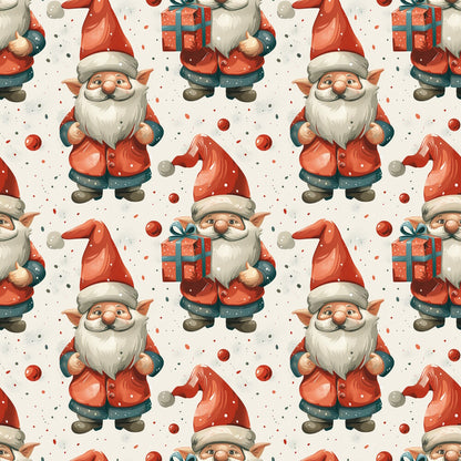 Classic Christmas Gnomes Fat Quarter Bundle