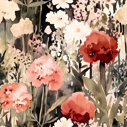 Terracotta Blush Beige Watercolor Florals Fat Quarter Bundle