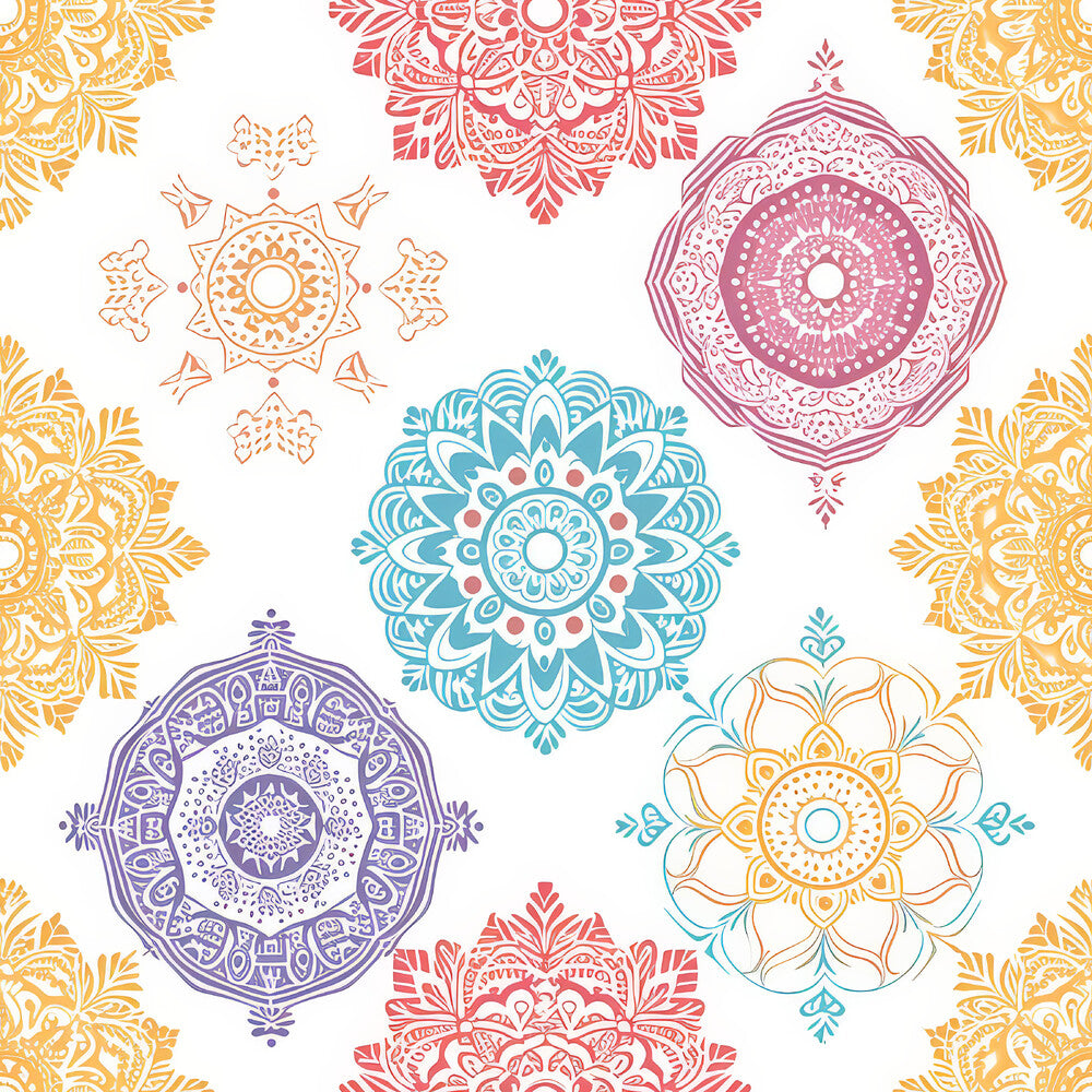 Pastel Mandala Fat Quarter Bundle