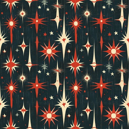 Sparkleworks Mid-Century 4th of July Fat Quarter Bundle