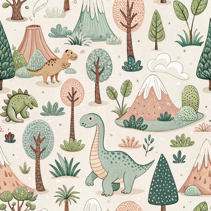 Fun Cartoon Dinosaur Fat Quarter Bundle