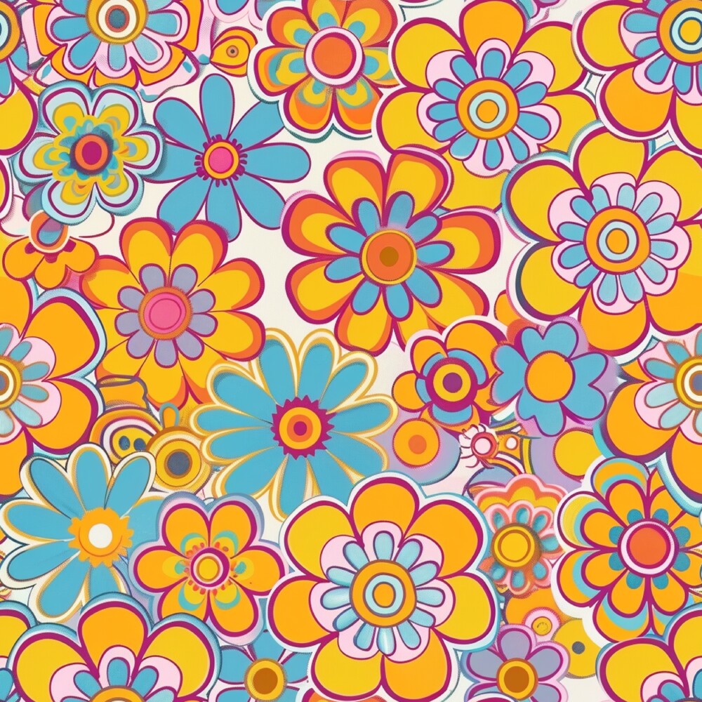 Groovy Spring Florals Fat Quarter Bundle