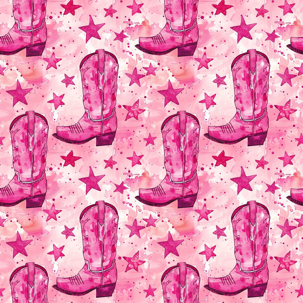 Pink Cowboy Boots Fat Quarter Bundle