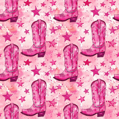 Pink Cowboy Boots Fat Quarter Bundle