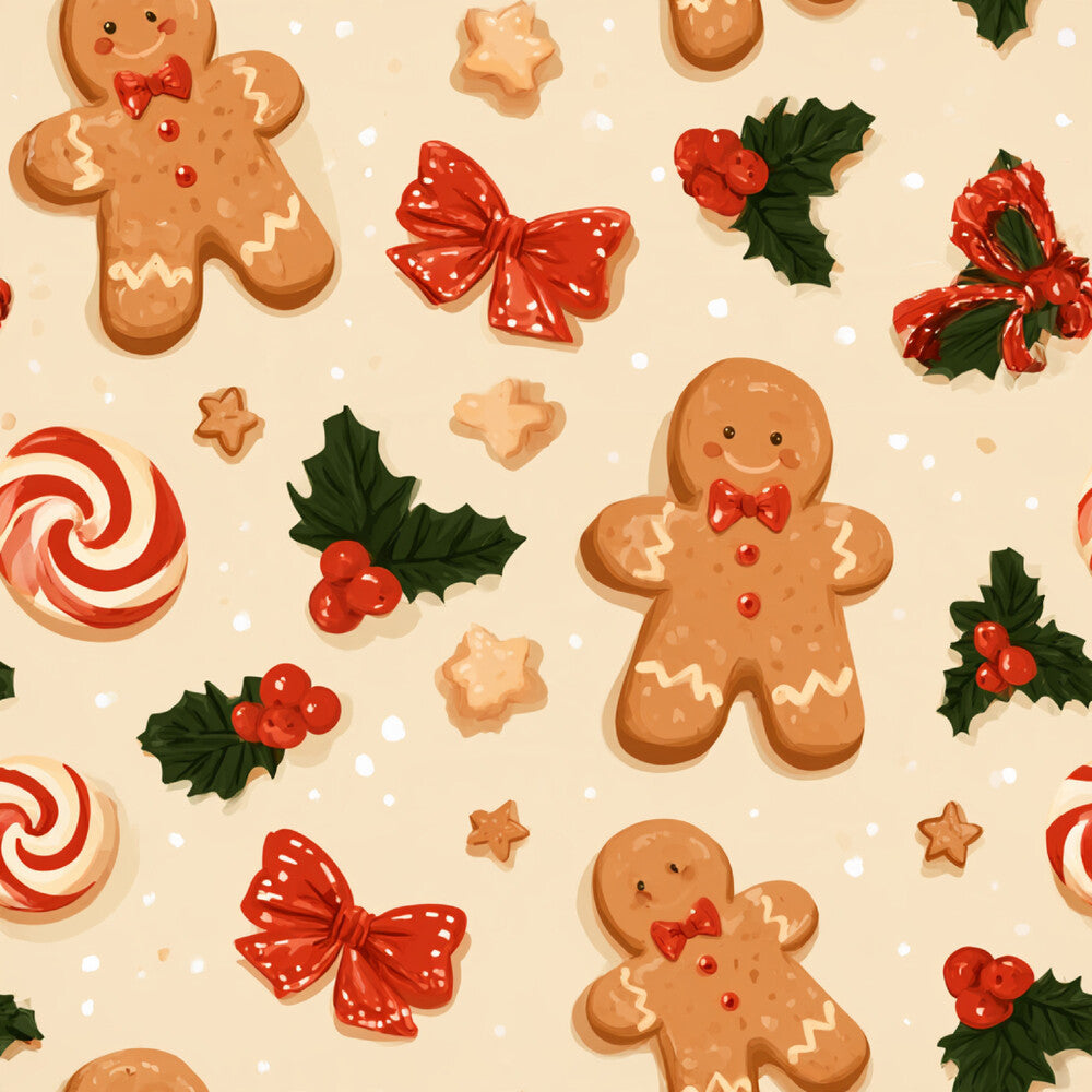 Gingerbread Holiday Cheer Fat Quarter Bundle