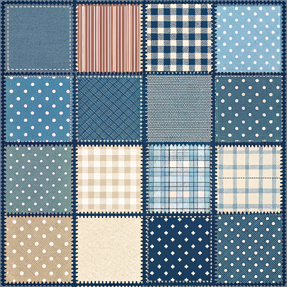Denium Patchwork Fat Quarter Bundle