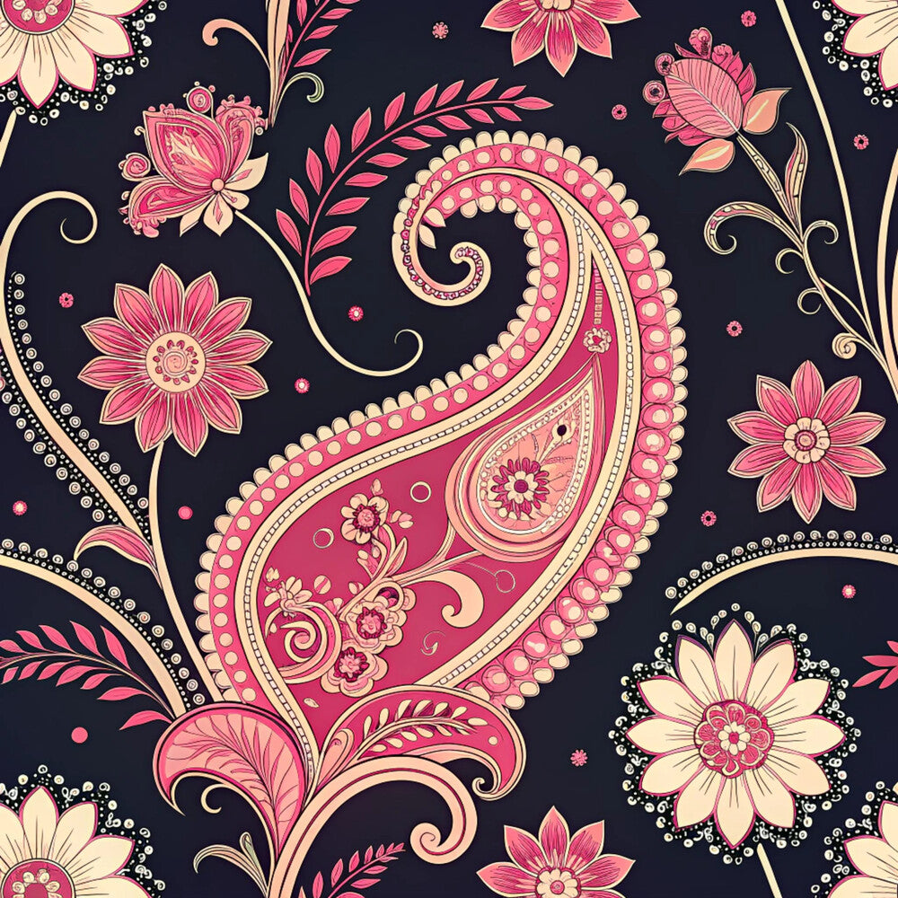 Vibrant Paisley And Florals Fat Quarter Bundle