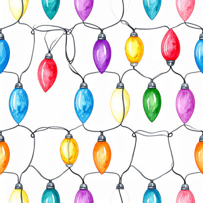 Festive Ornament Lights Fat Quarter Bundle