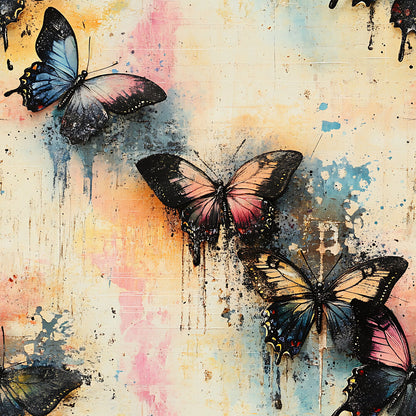 Butterfly Collage Art Fat Quarter Bundle