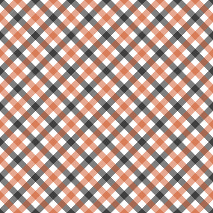 Fall Orange Plaid Fat Quarter Bundle