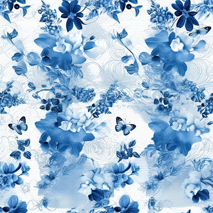 Butterfly Ballet in Blue Fat Quarter Bundle