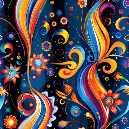 Fantasy Swirl Art Fat Quarter Bundle