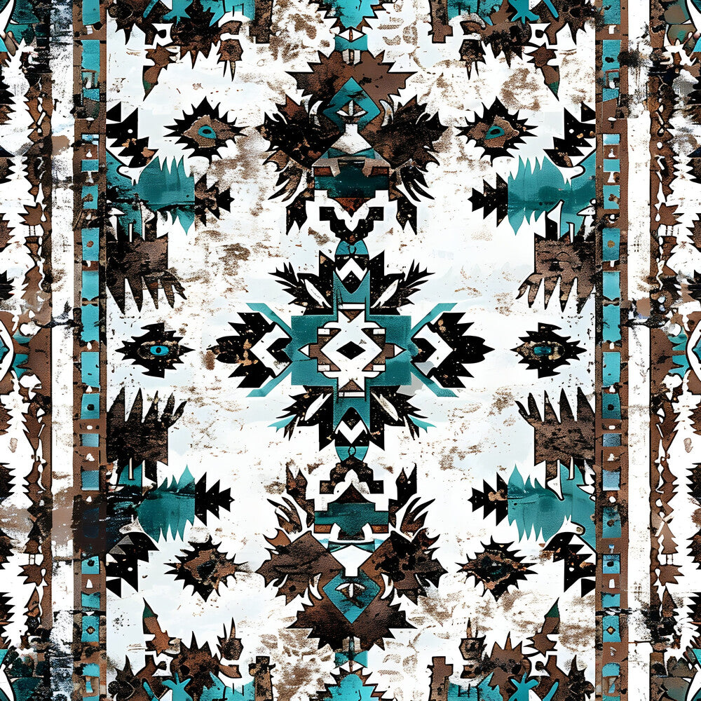 Aztec Turquoise Fat Quarter Bundle
