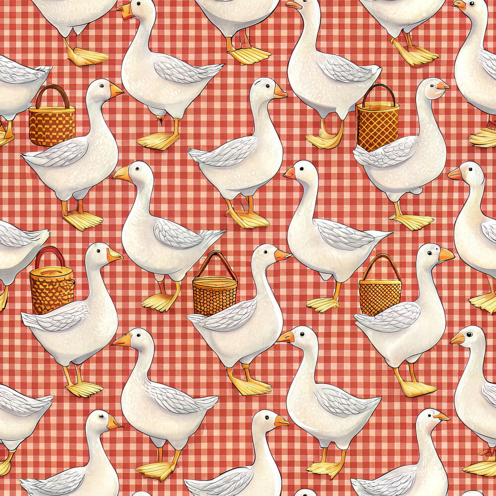 Goose Gingham Fat Quarter Bundle
