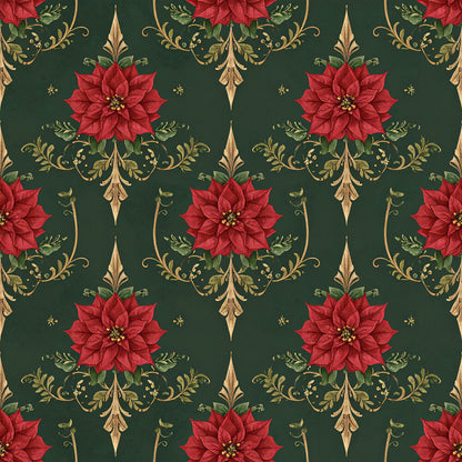 Poinsettia Elegance Fat Quarter Bundle