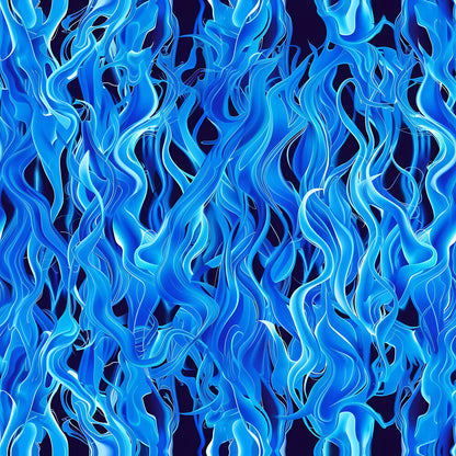 Blue Splash Fire Flame Fat Quarter Bundle