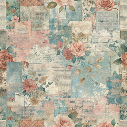 Pastel Grunge Nostalgia Fat Quarter Bundle