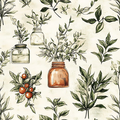 Vintage Kitchen Ingredients Fat Quarter Bundle