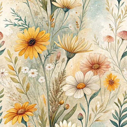 Folk Floral Fat Quarter Bundle